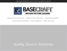 Tablet Screenshot of basecraftllc.com